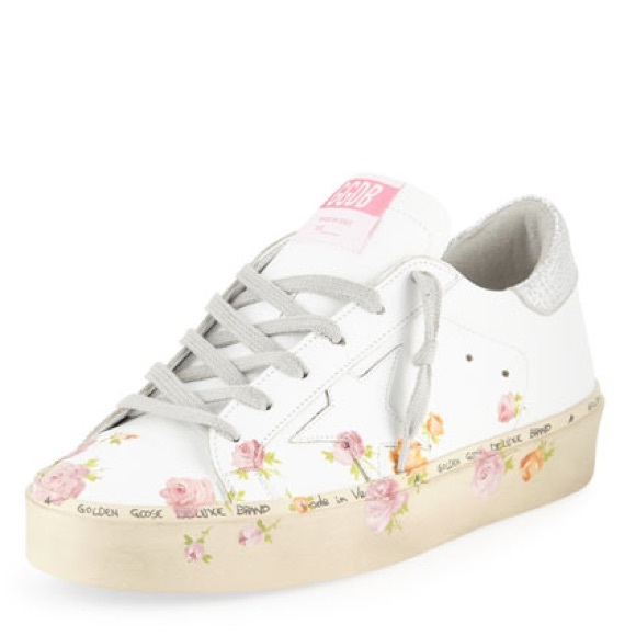floral golden goose